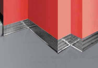 Diamond Plate Wall Base Molding