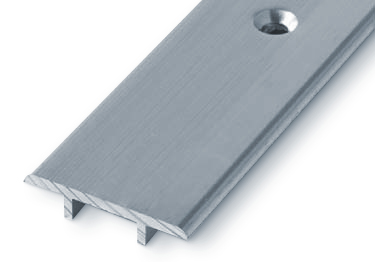 Carpet Transition Strip in Aluminum 