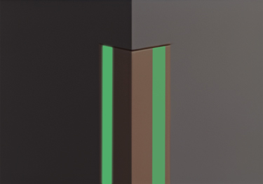 Vinyl Corner Guards Glow in the Dark