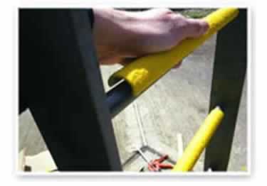 Ladder Rungs Non Slip Fiberglass Covers