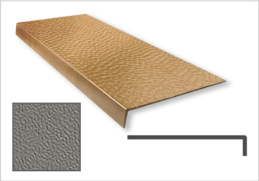 Johnsonite | Tarkett Stair Treads Extended Hammered 