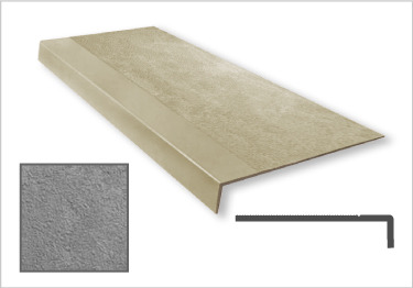 Johnsonite | Tarkett Stair Treads-Rice Paper Surface