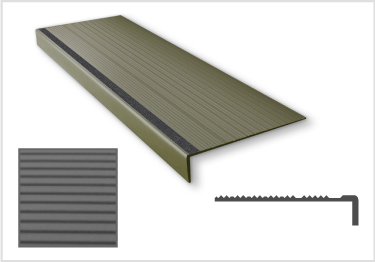 Johnsonite | Tarkett Heavy Duty Vinyl Rib Stair Treads
