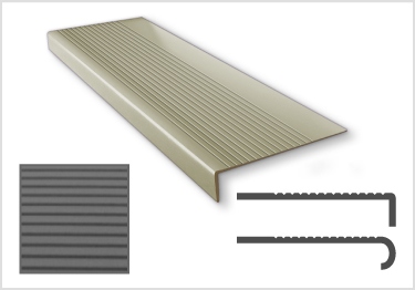 Johnsonite | Tarkett Service Weight Vinyl Rib Stair Treads