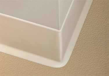 Roppe&reg; Sanitary | Butt | Long Toe Rubber Wall Base