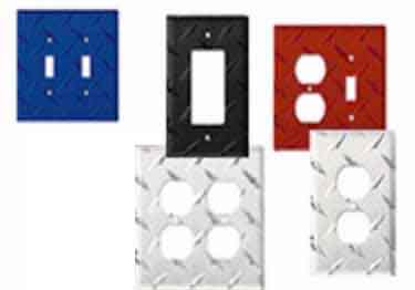 Diamond Plate Switch Covers