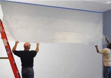 Rapid Wall Protection Film With Tape