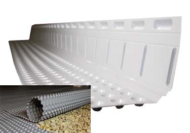 Crawl Space Drainage Matting | Footing Drain Board