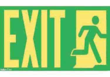 Exit Signs-NYC and California Code Rated