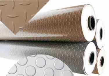 Vinyl Metallic Color Flooring Rolls