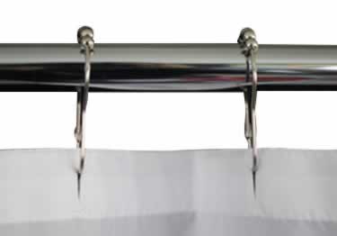 Box/144 Shower Curtain Hooks | Rustproof 