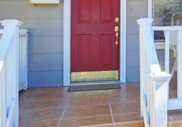 Colored Metal Kick Plates 