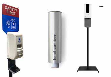 Free-Standing Touchless Hand Sanitizer Dispenser