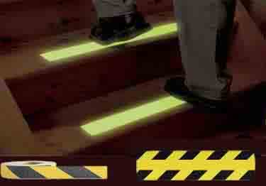 Non Slip Tape Safety and Glow-In-The-Dark