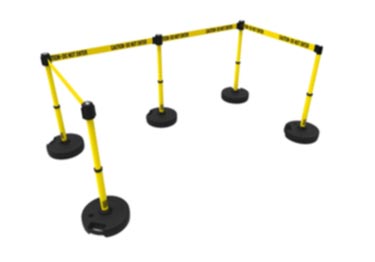 Banner Stakes 5 Post Crowd Control Barrier