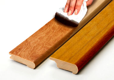 Flexible Paint | Stain Wood Grain Stair Nosings