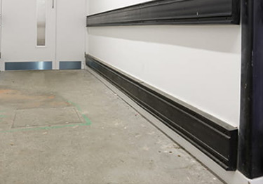 cs acrovyn rubber crash rails