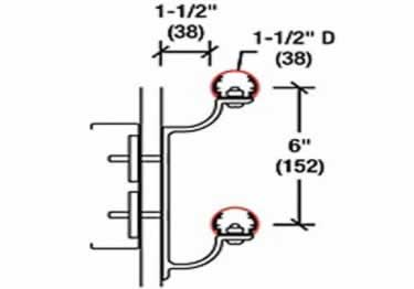 plastic handrails standard