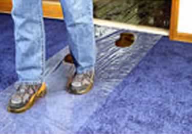 carpet film plastic protection