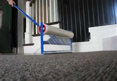 carpet film plastic protection