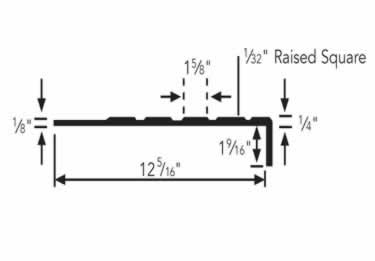 roppe stair treads square design