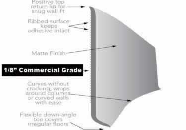 cove base vinyl edge by mannington