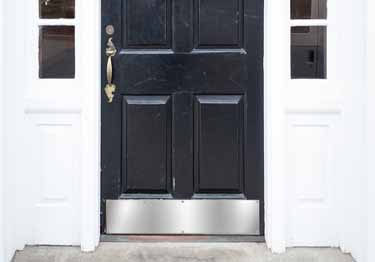 door kick plates metal