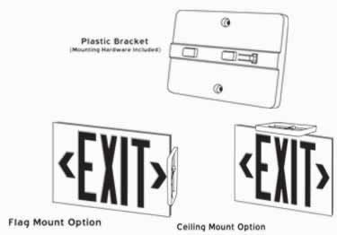 sign outdoor exit signs 100ft ul924