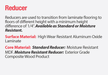versatrim reducer molding
