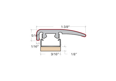 versatrim slim cap molding