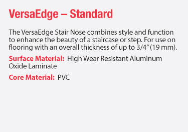 versatrim versaedge stair nosing
