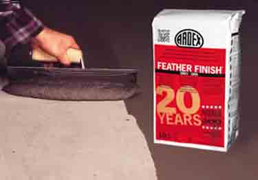 ardex feather finish underlayment