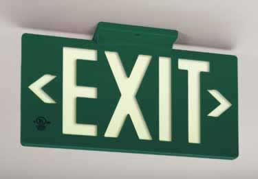 exit signs 50ft visual ul approved