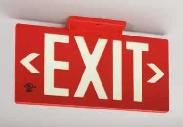 exit signs 50ft visual ul approved