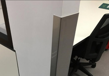 wall end stainless steel corner guard