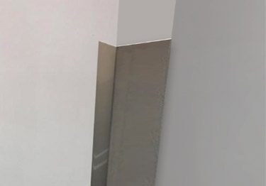 wall end stainless steel corner guard