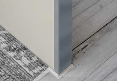 wall end colored metal corner guards