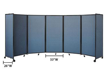 Foldable room divider