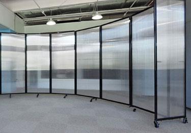Foldable room divider