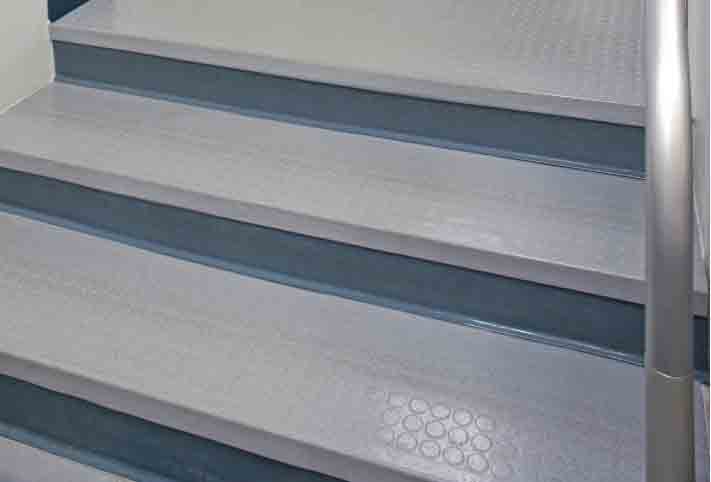 roppe stair tread raised circular