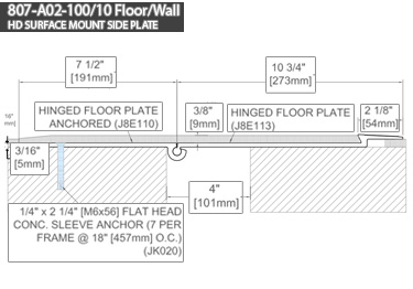 INPRO 807 Floor Expansion Joint Covers