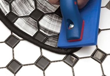 mapei grout black white