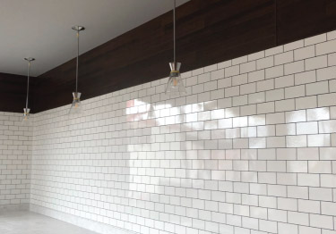 white subway tile Marlite Symmetrix FRP