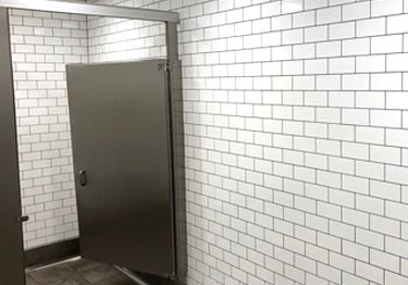 white subway tile Marlite Symmetrix FRP