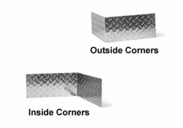 diamond plate chair rail