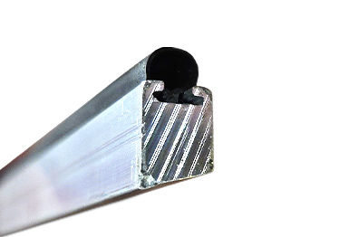 Door seal strip provides a strong seal with superior weather resistance