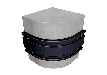 Parking bumper minimizes damage to vehicles that accidentally hit walls or colum