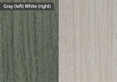 Wall corner guards made from 24-gauge steel are pre-painted with an attractive w