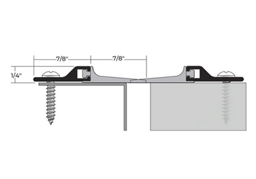 Door seal strip stifles noise and keeps dirt