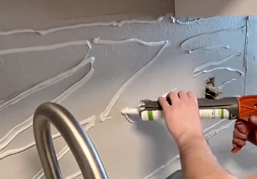 Kitchen backsplash tile kit includes maintenance-free panels and everything you 